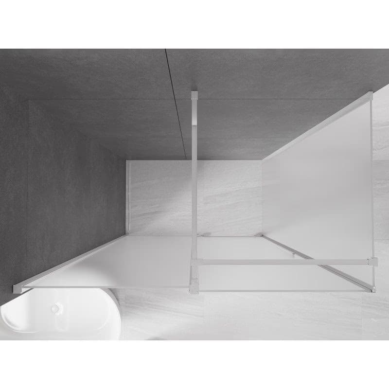 MEXEN/S - Velár sprchovací kút, posuvné dvere 140 x 70, dekor, chróm 871-140-070-31-01 5