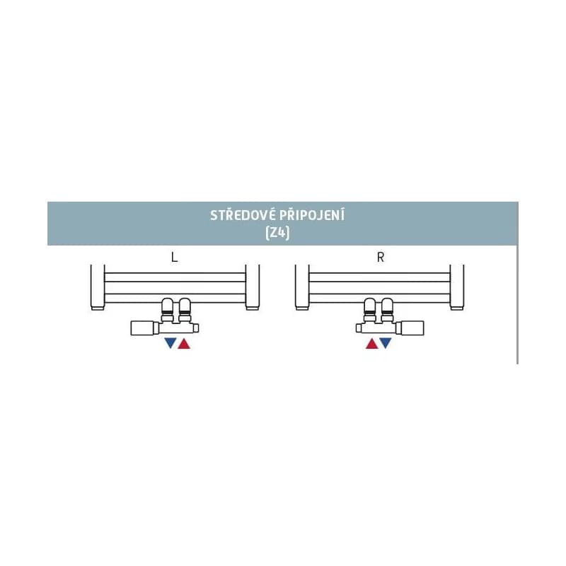 HOPA - TERM-SET, stredový ventil (Z4) - Farba - Čierna matná tmavá, Variant - Ľavá RDTERMSETLMB 2