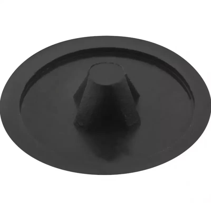 Plastová krytka 12 mm čierna 40 ks