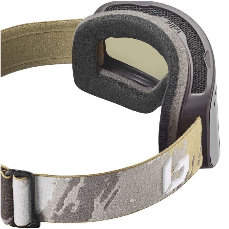Lyžiarske okuliare BOLLE NEVADA Rock Camo Matte - Gold cat 3 2