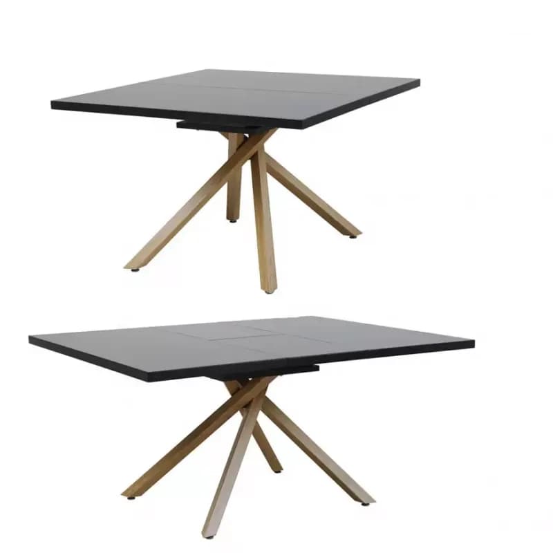 Rozkladací stôl Ursa B10038 120/160x120cm čierna 1