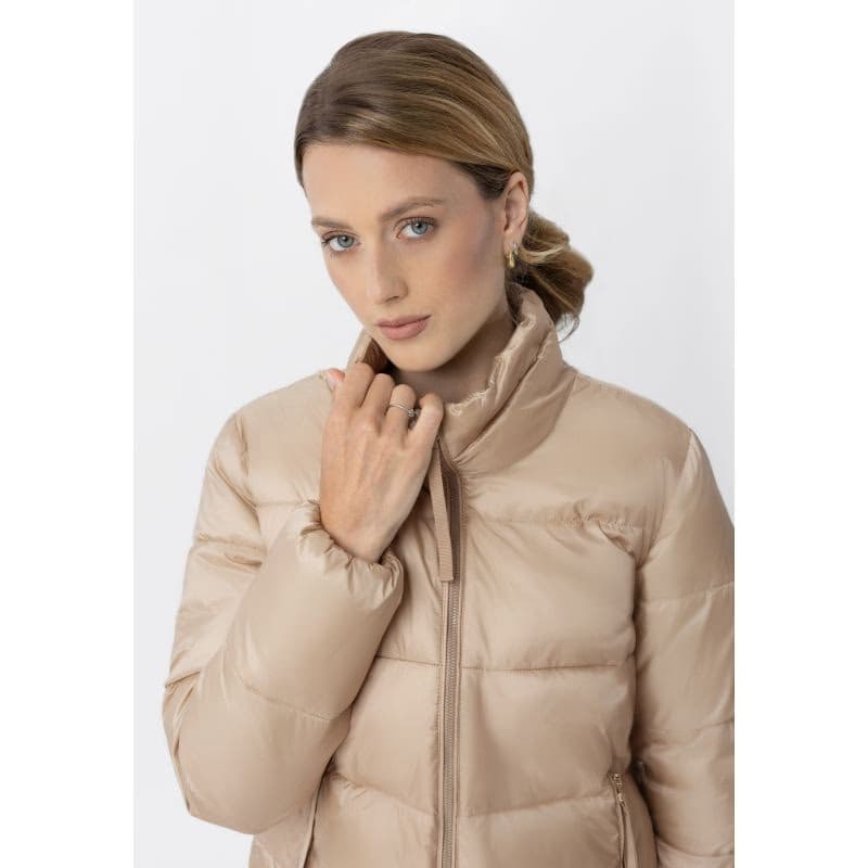 Dámska bunda VOLCANO J-GIGI-102-BEIGE 2