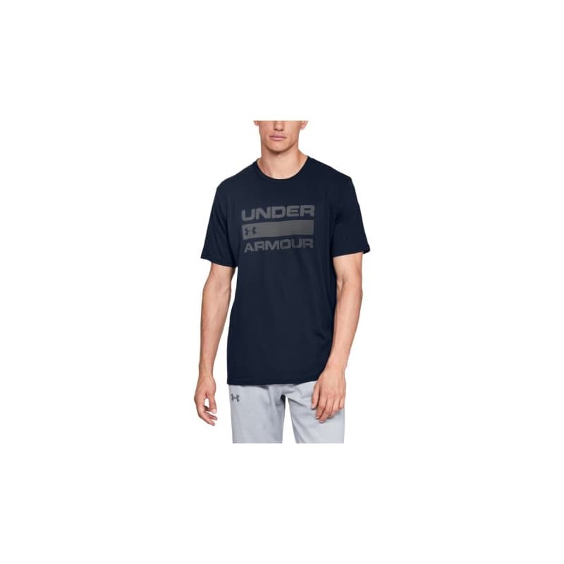 Pánske tričko s krátkym rukávom UNDER ARMOUR UA TEAM ISSUE WORDMARK SS-BLU 1