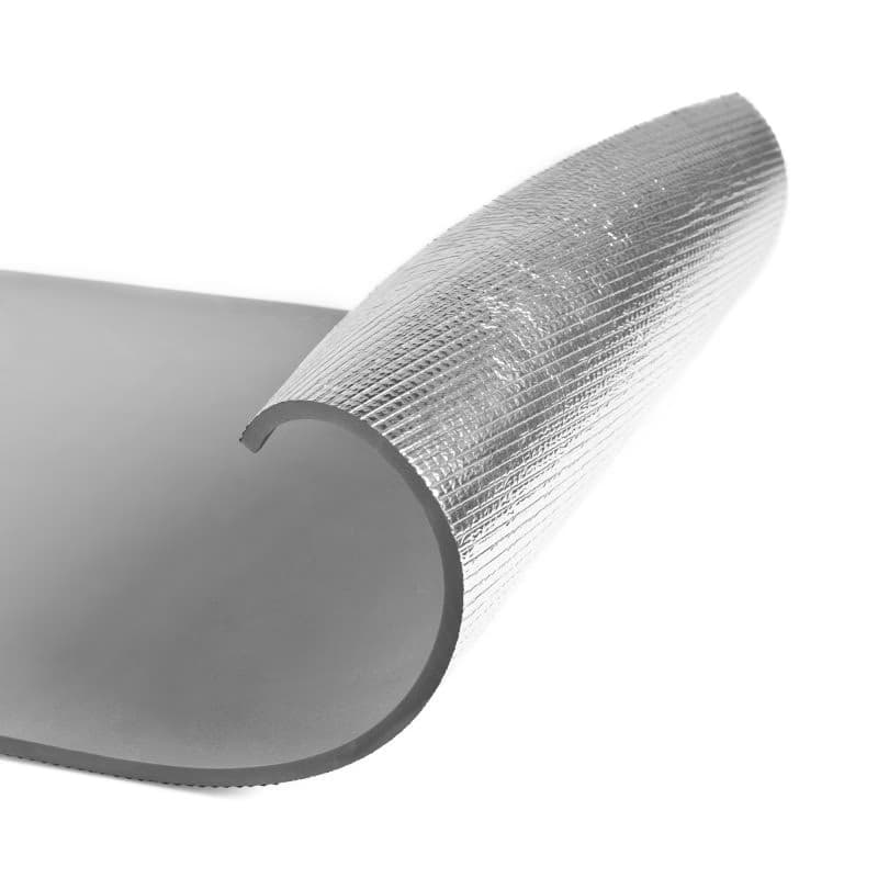 Karimatka SPOKEY HIBERNATION Tourist double-layer sleeping mat with aluminum insulation, 180 x 50 x 1 cm, grey 3