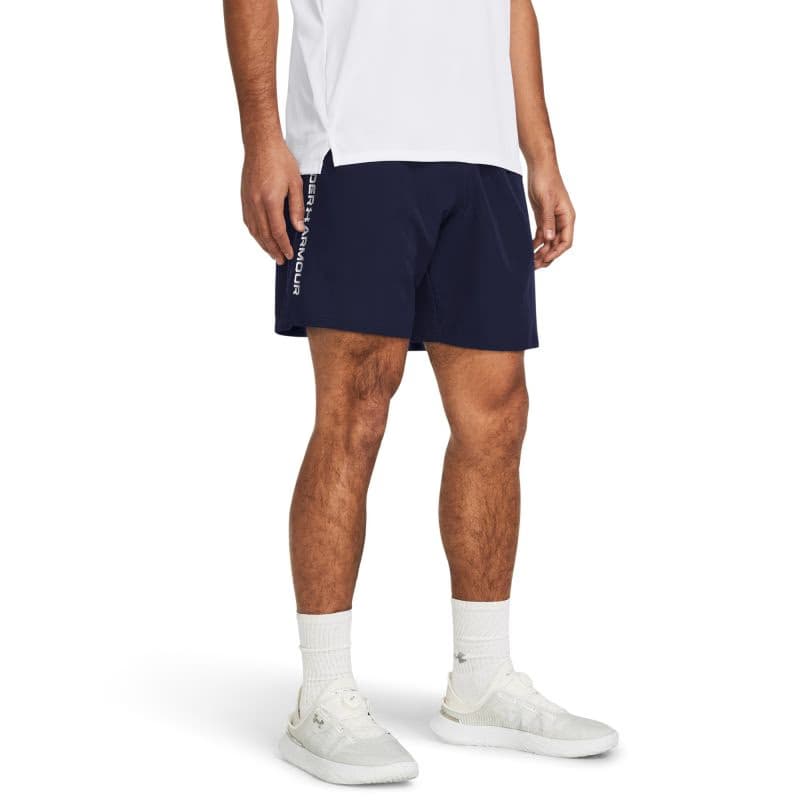 Pánske tréningové kraťasy UNDER ARMOUR UA Tech Woven Wordmark Short-NVY 3