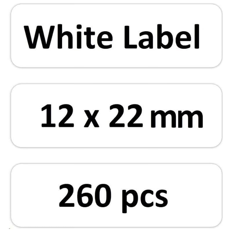 Niimbot štítky RP 12x22mm 260ks White pre D11 a D110 2