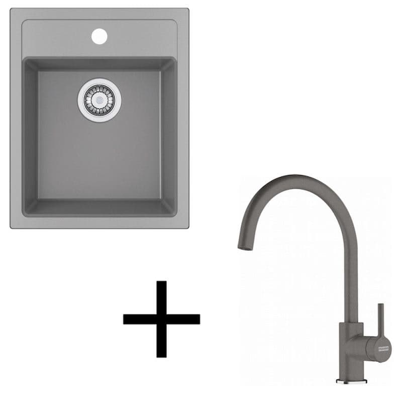 Franke set T121 SID 610-40 + FC 6018.901 šedá 1