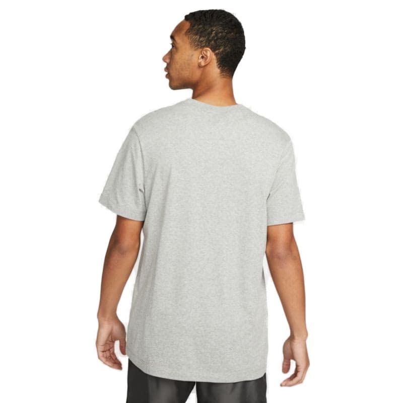 Pánske tričko s krátkym rukávom NIKE M NSW TEE SWOOSH BLOCK-063-Grey 2