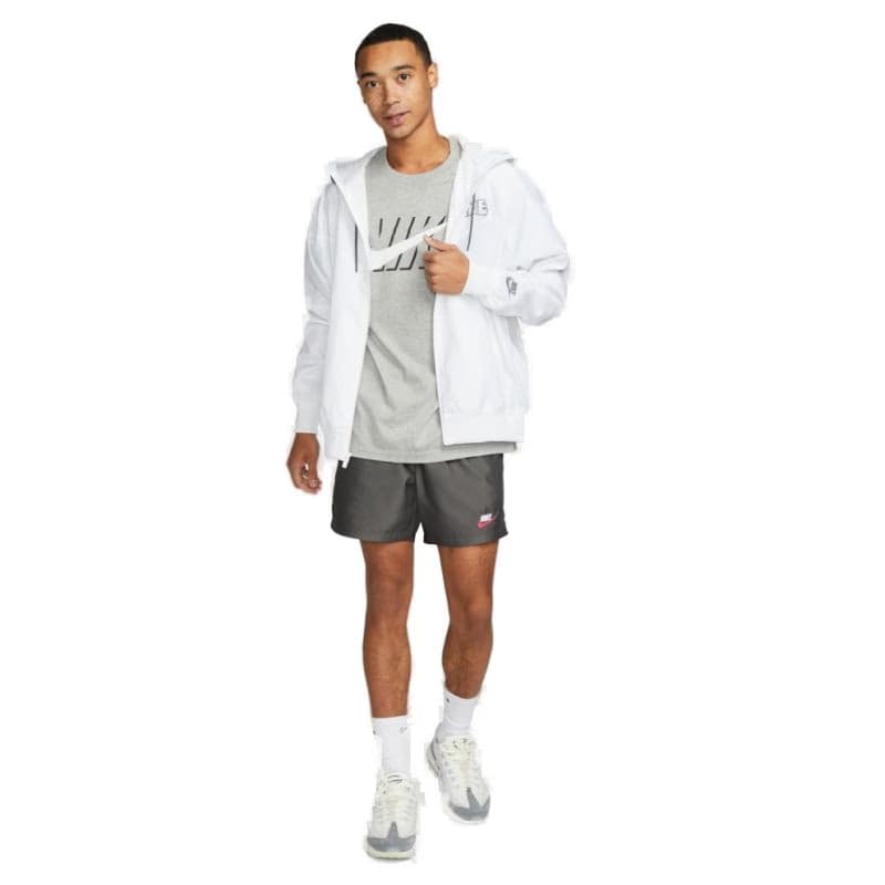 Pánske tričko s krátkym rukávom NIKE M NSW TEE SWOOSH BLOCK-063-Grey 3