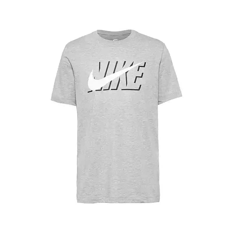 Pánske tričko s krátkym rukávom NIKE M NSW TEE SWOOSH BLOCK-063-Grey 4