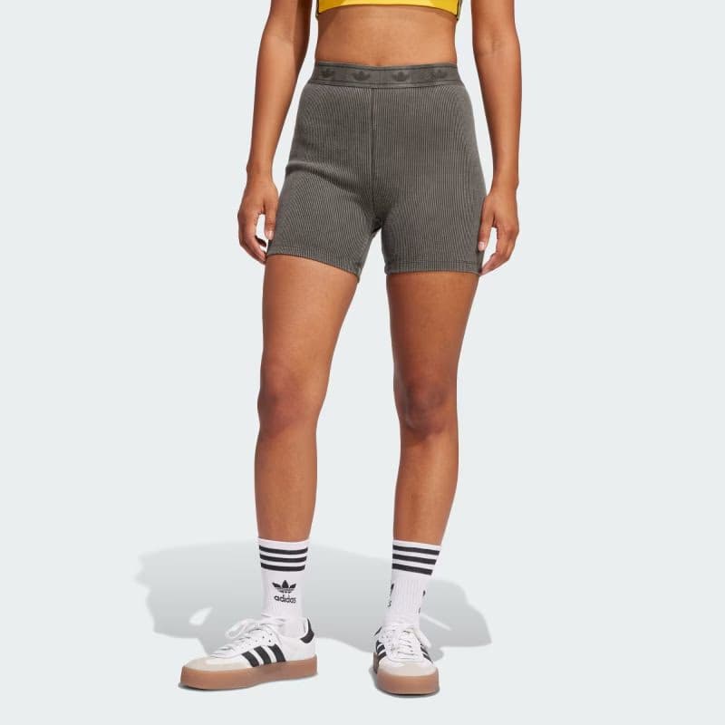 Dámske kraťasy ADIDAS ORIGINALS RIB BOOTY SHORT-JC7554-Black 2