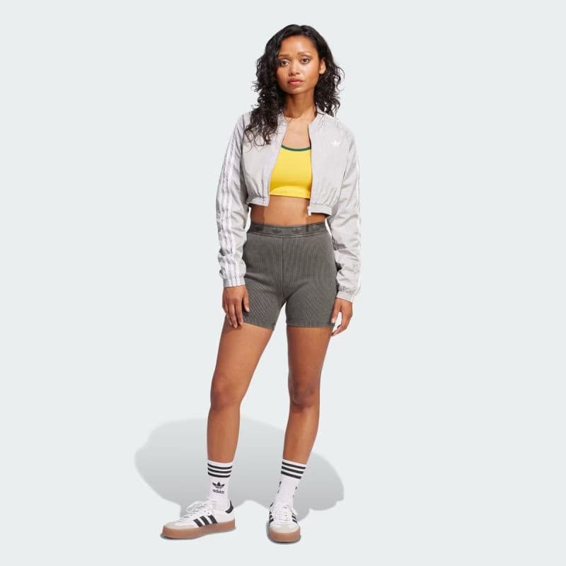Dámske kraťasy ADIDAS ORIGINALS RIB BOOTY SHORT-JC7554-Black 4