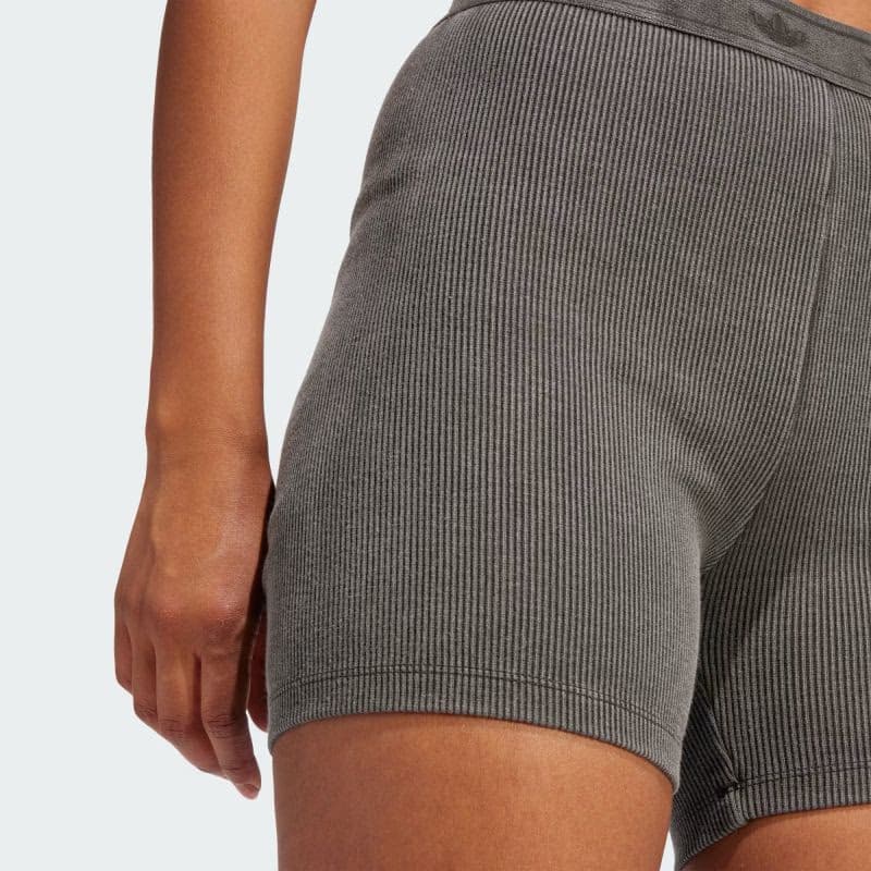 Dámske kraťasy ADIDAS ORIGINALS RIB BOOTY SHORT-JC7554-Black 6