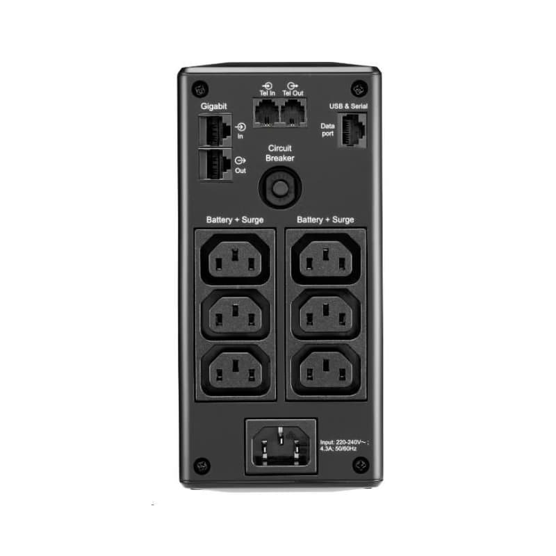 APC Back-UPS Pre BR 650VA, 6 Outlets, AVR, LCD Interface (390W) 2