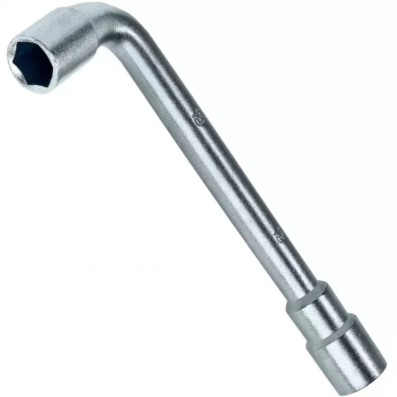 Kľúč, nástrčný zahnutý, dvojhlavý, 13 mm, Drel 1