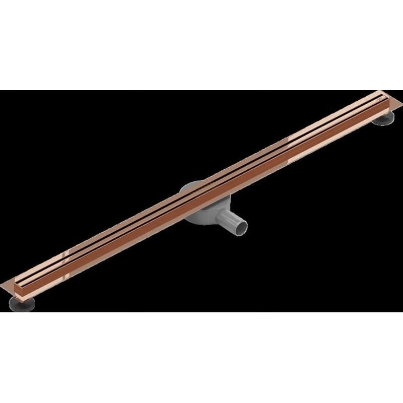 MEXEN - Flat 360 Slim žľab otočný 120 cm ružové zlato 1641120 5