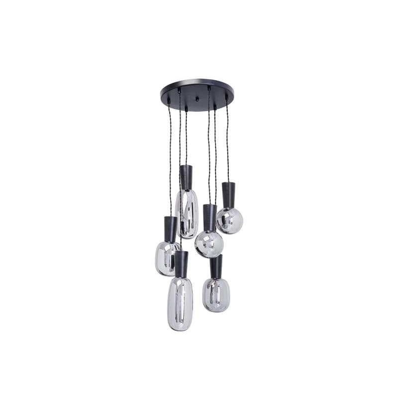 Romeo závesná lampa sivá Ø38 cm