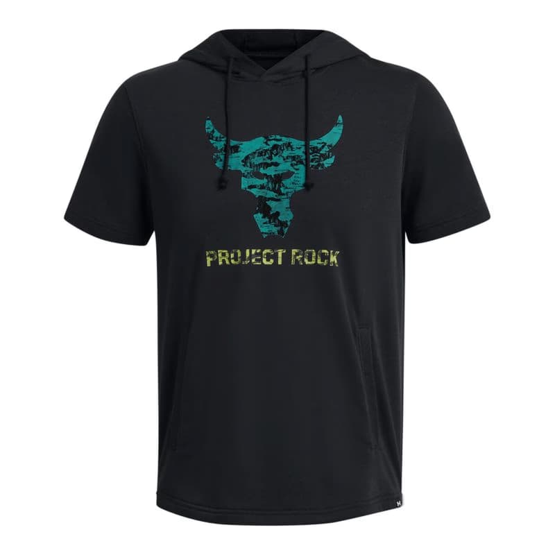 Pánske tričko s krátkym rukávom UNDER ARMOUR PROJECT ROCK PROJECT ROCK Payoff SS Terry Hdy-BLK 3