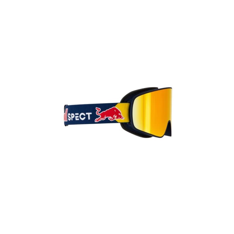 Lyžiarske okuliare RED BULL SPECT RUSH-14RE2, blue red snow - orange with red mirror cat. S2