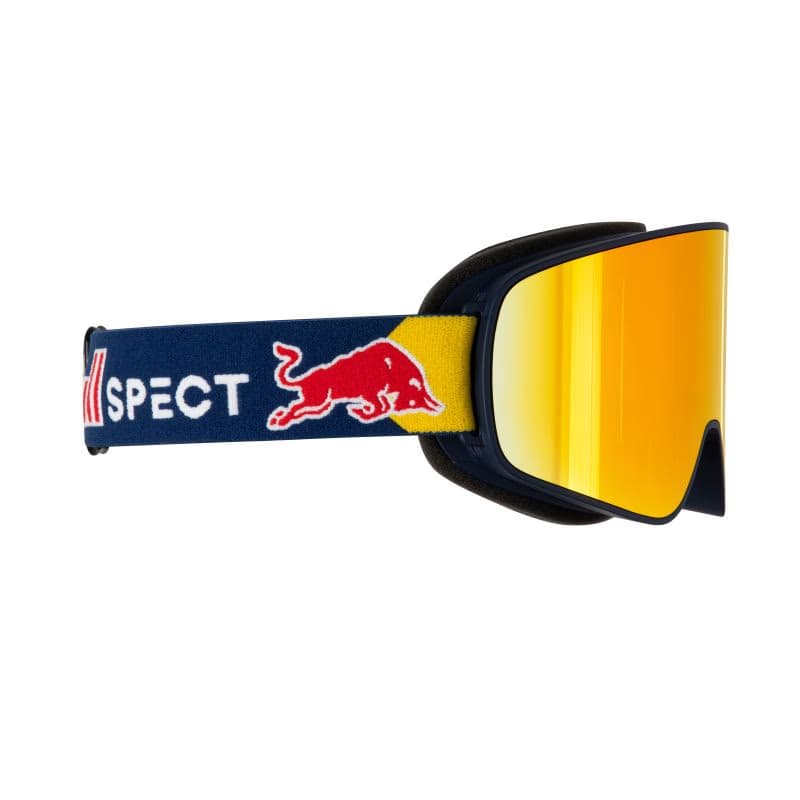 Lyžiarske okuliare RED BULL SPECT RUSH-14RE2, blue red snow - orange with red mirror cat. S2 4