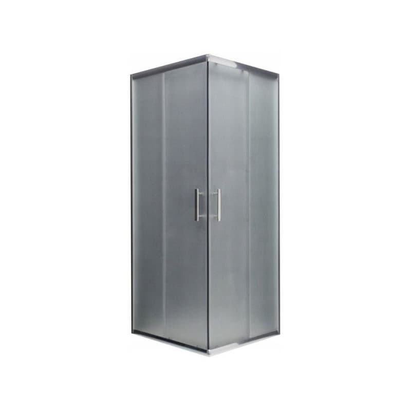 MEXEN - Rio sprchovací kút štvorec 80x80, mráz, chróm 860-080-080-01-30
