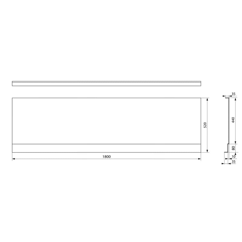 POLYSAN - COUVERT NIKA panel čelný 180x52cm 72847 3