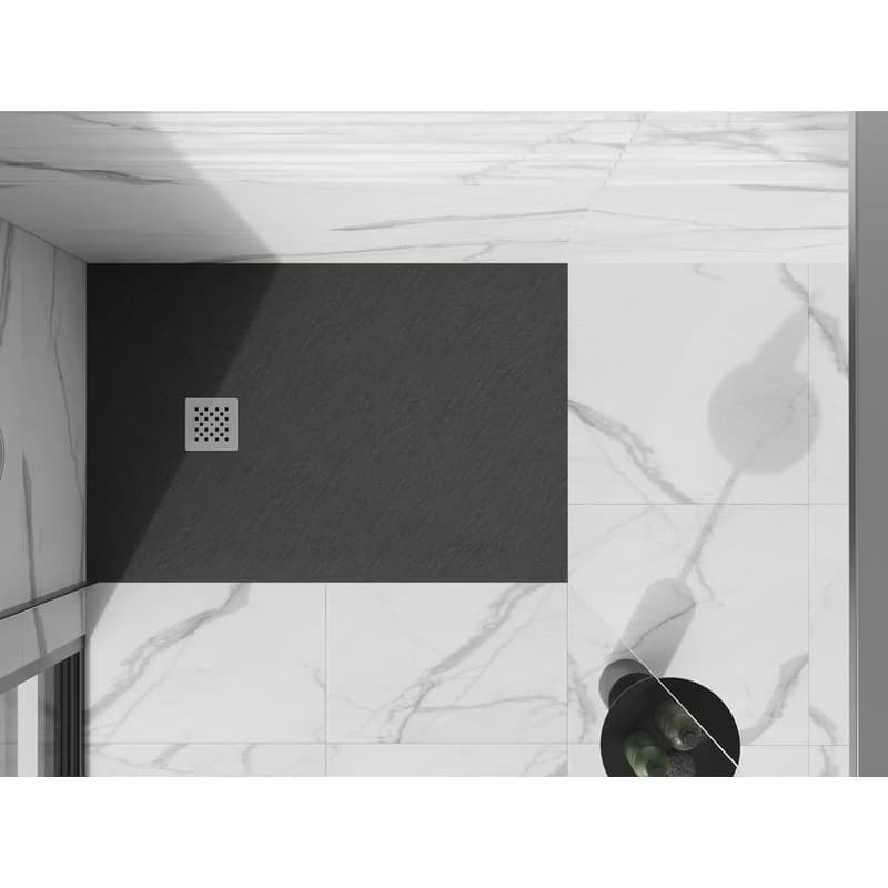 MEXEN - Stone+ sprchová vanička obdĺžniková 140x80, antracit 44718014 4