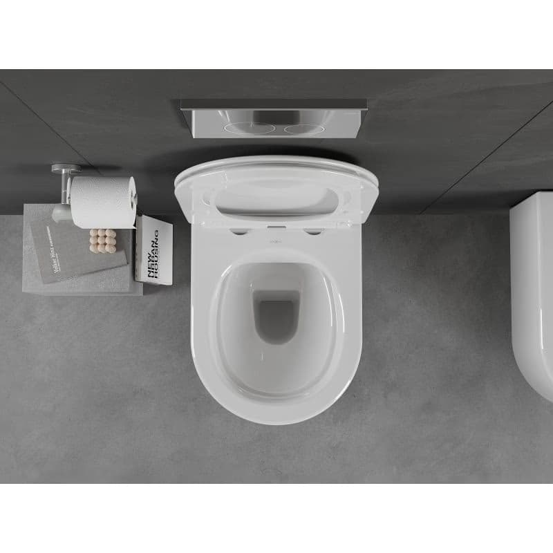 MEXEN/S - SOFIA WC misa rimless + sedátko, biela 30540400 4
