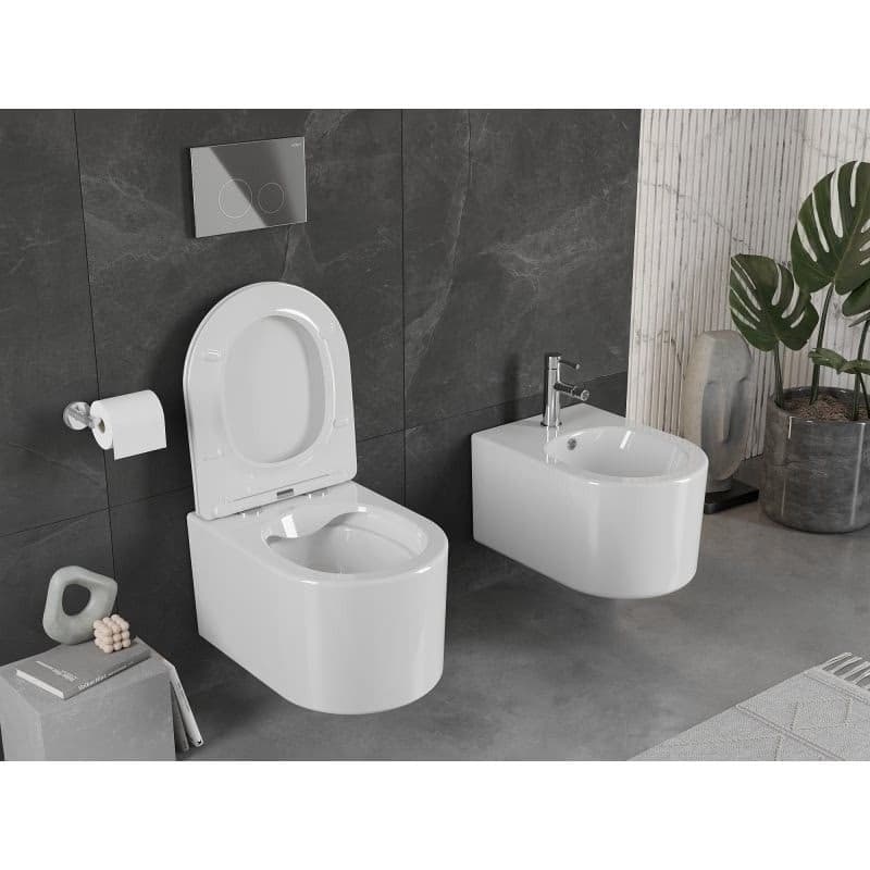 MEXEN/S - SOFIA WC misa rimless + sedátko, biela 30540400 6