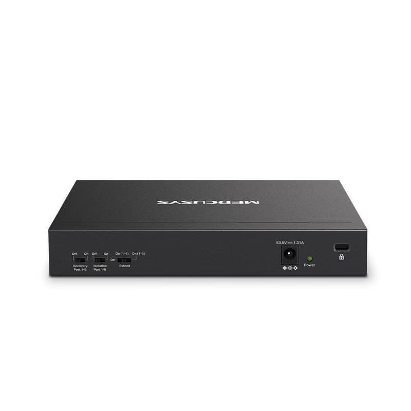 MERCUSYS switch MS110P (10x100Mb/s, 8xPoE+, 65W, fanless) 3
