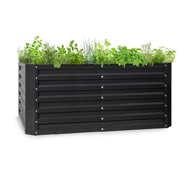 Blumfeldt High Grow Straight, vyvýšený záhon, 120 x 60 x 60 cm, 432 l, oceľ 1