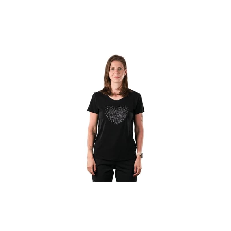 Dámske turistické tričko s krátkym rukávom NORTHFINDER GUADALUPE-301darkgrey 1