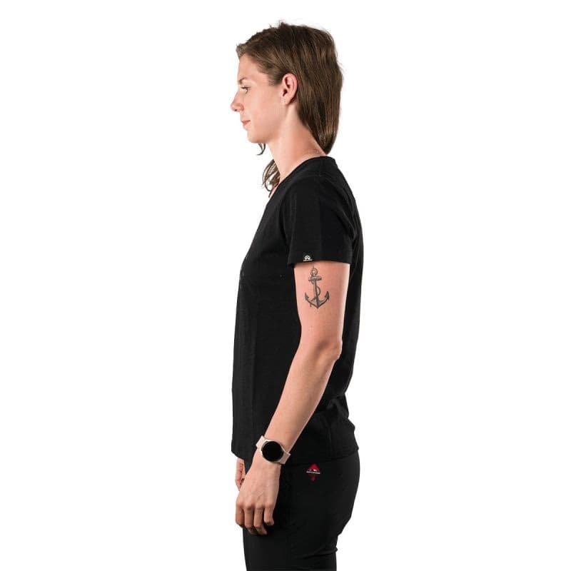 Dámske turistické tričko s krátkym rukávom NORTHFINDER GUADALUPE-301darkgrey 3