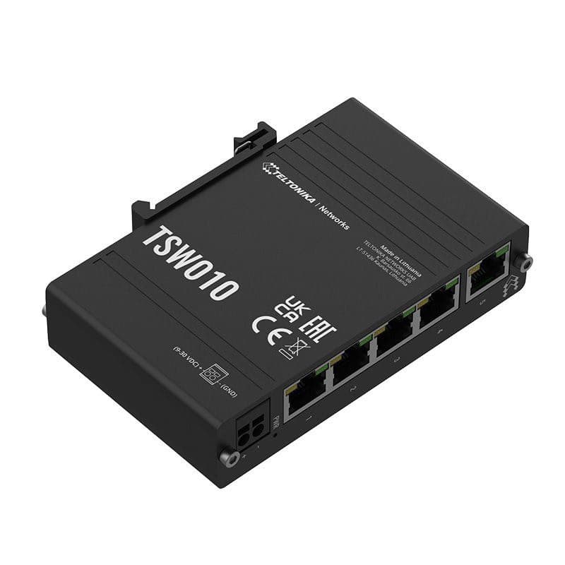 Teltonika Unmanaged Switch 5, 10/100 - TSW010 1