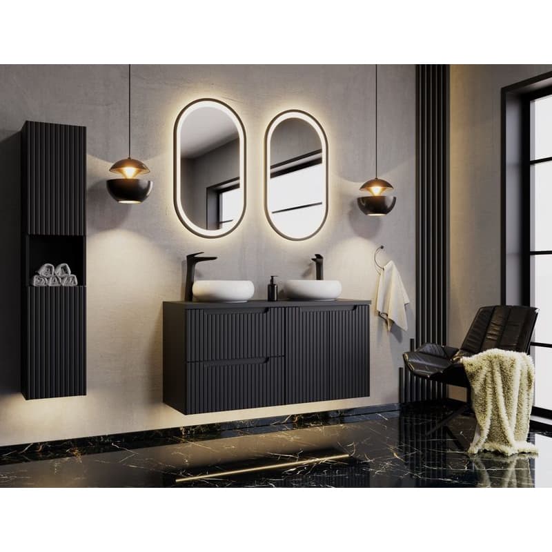 ArtCom Kúpeľňový komplet NOVA Black 120/1 1
