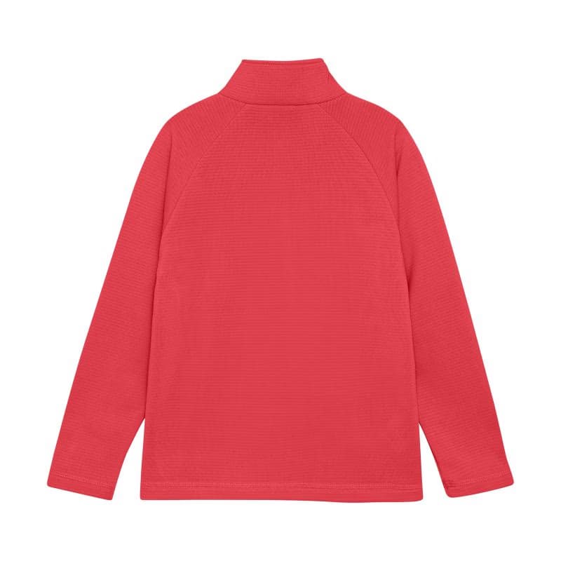 Dievčenská lyžiarska mikina s 1 2 zipsom COLOR KIDS Fleece Pulli - Stretch-5380-Diva Pink 4
