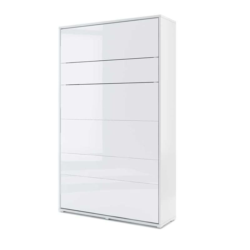 Dig-net nábytok Sklápacia posteľ Lenart BED CONCEPT BC-02p biely lesk | 120 x 200 cm 2