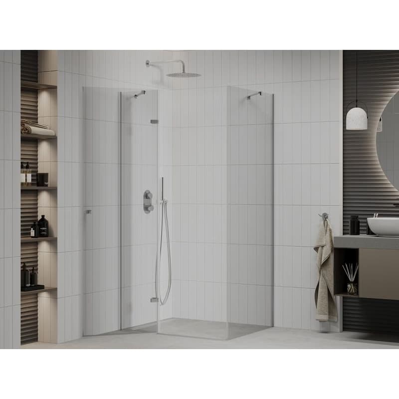 MEXEN/S - ROMA sprchovací kút 70x80, transparent, chróm 854-070-080-01-00 3