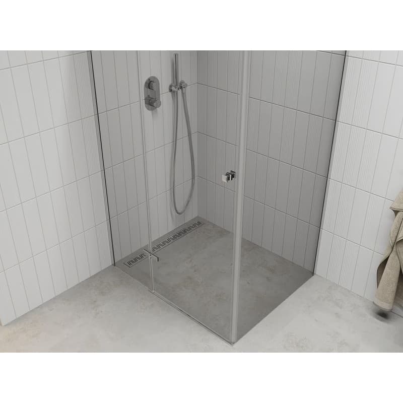 MEXEN/S - ROMA sprchovací kút 70x80, transparent, chróm 854-070-080-01-00 4
