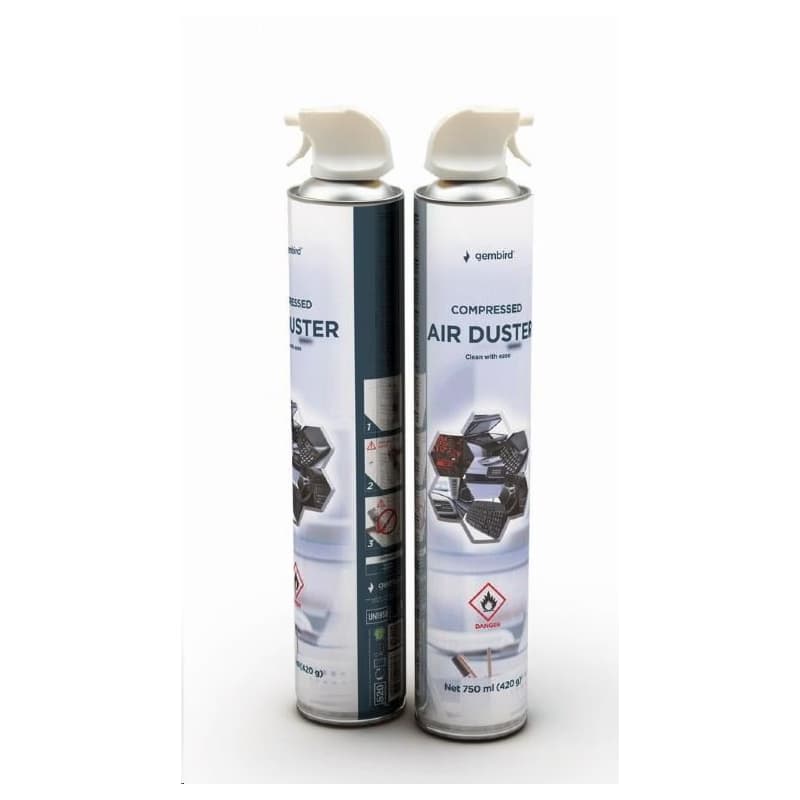 GEMBIRD Čistiaci spray, stlačený vzduch CK-CAD-FL750-01, 750ml 1