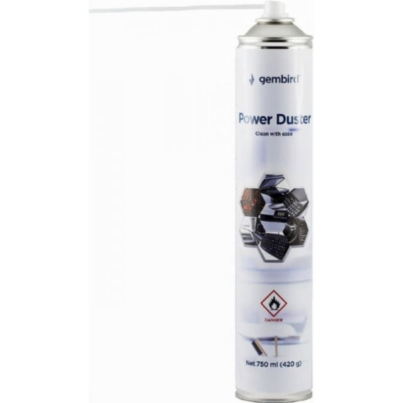 GEMBIRD Čistiaci spray, stlačený vzduch CK-CAD-FL750-01, 750ml 3