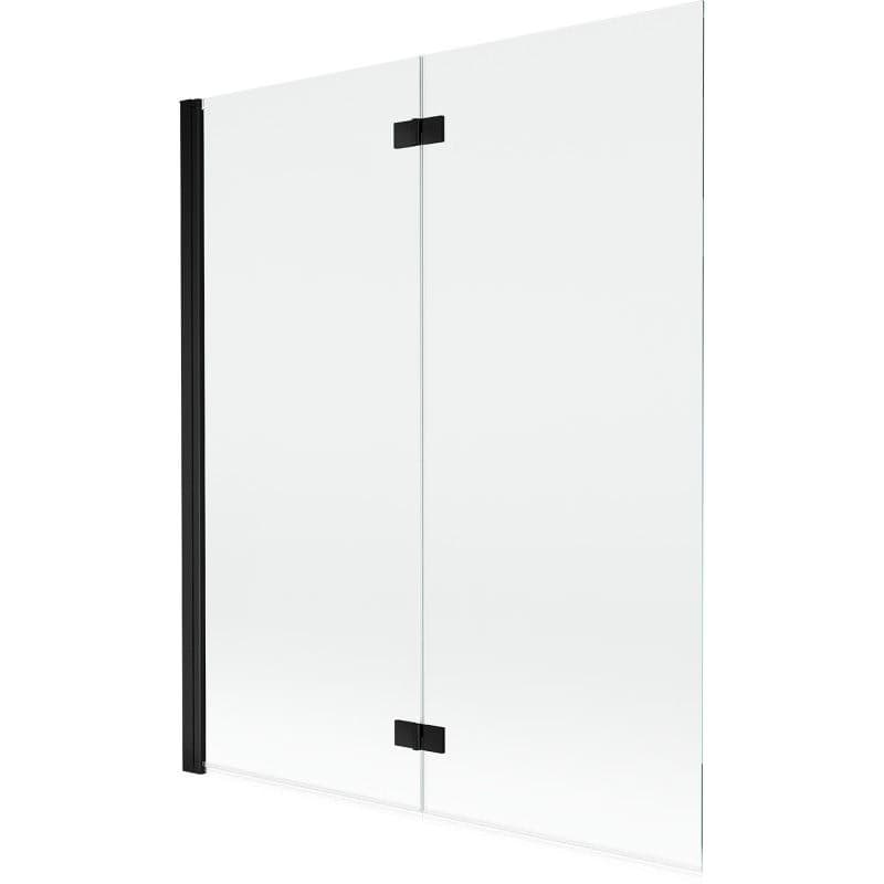 MEXEN - MIST vaňová zástena 140x150 cm 6mm 2-s, čierna, číra, ľavá 8A9-140-002-70-00-L 1