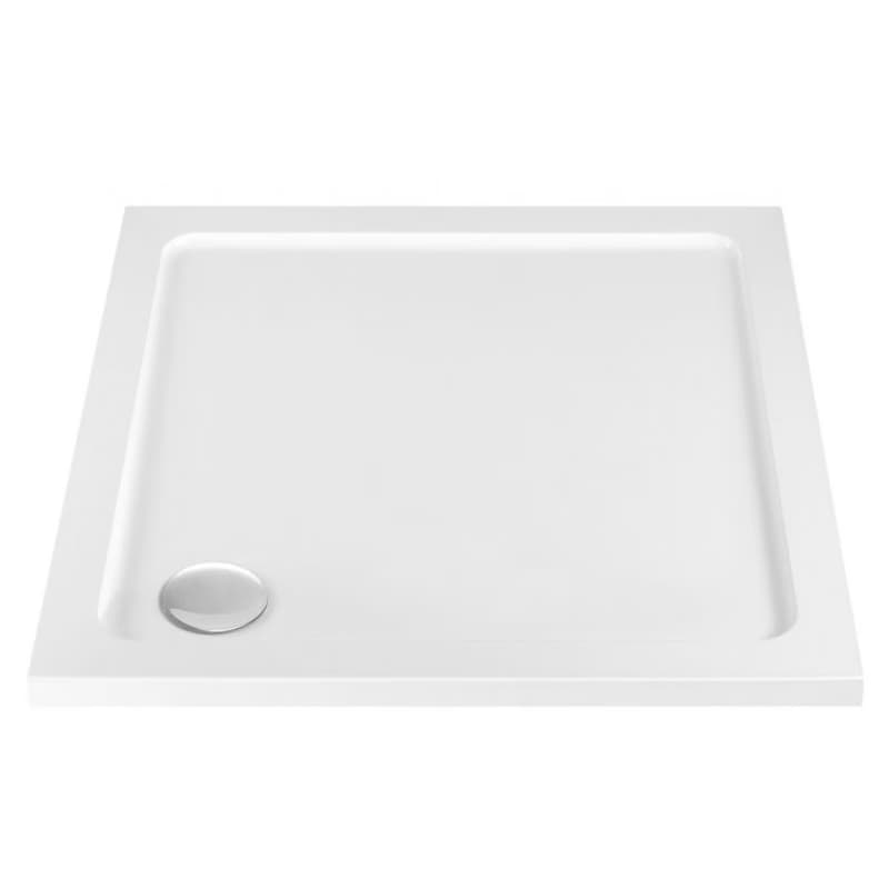 REA/S - Sprchovací kút PUNTO 90x90 - čierna So sprchovou bielou vaničkou Savoy KPL-K1014 3