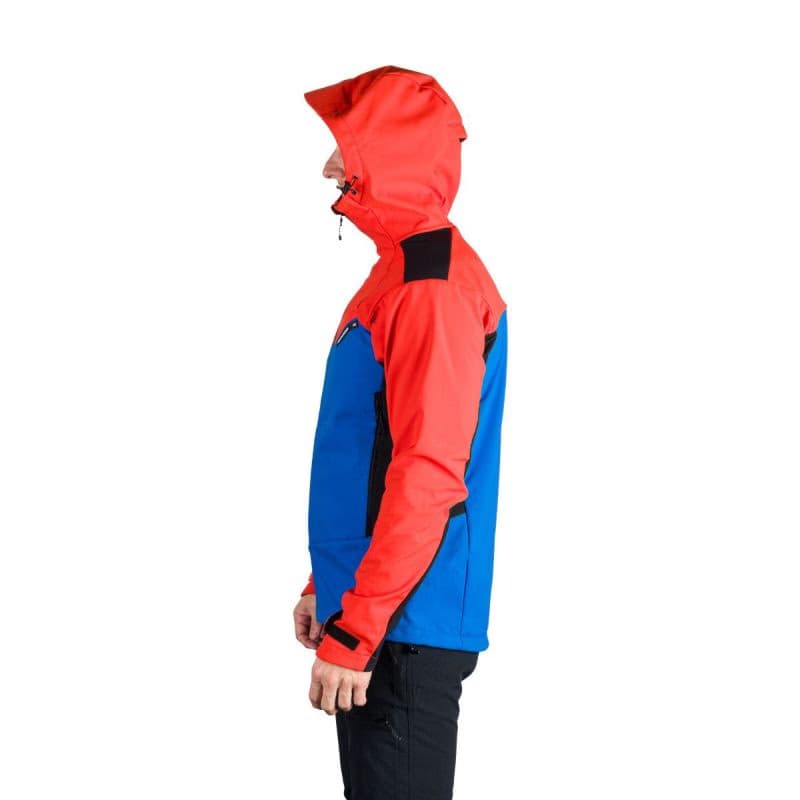 Pánska turistická softshellová bunda NORTHFINDER AURELIAN-171orangeblue 3