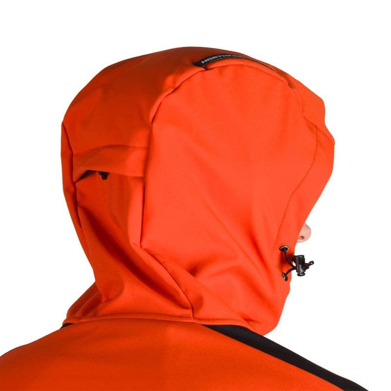 Pánska turistická softshellová bunda NORTHFINDER AURELIAN-171orangeblue 6
