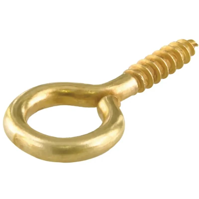 Oko so závitom mosadz 20 x 10 x 3,3 mm