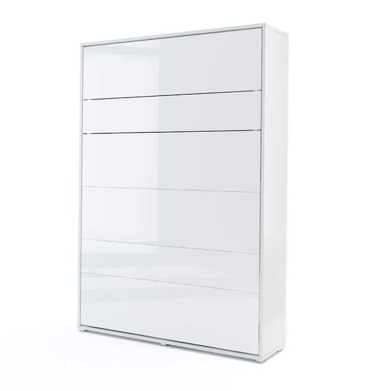 Dig-net nábytok Sklápacia posteľ Lenart BED CONCEPT BC-01p | biely lesk 140 x 200 cm 2