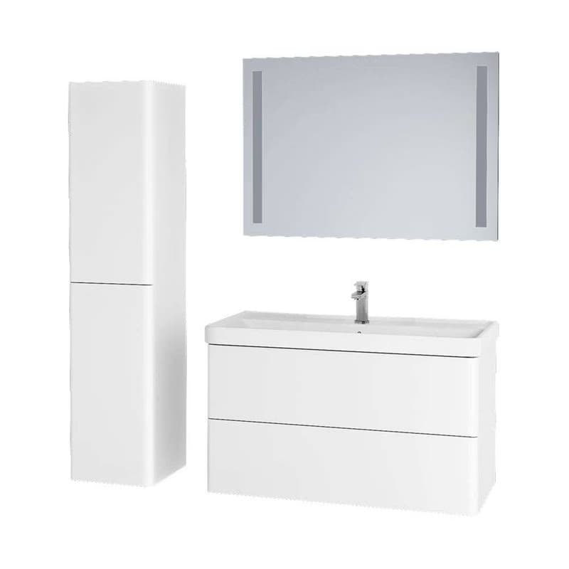 Mereo Siena, kúpeľňová skrinka 80 cm, biela lesk CN411S 4