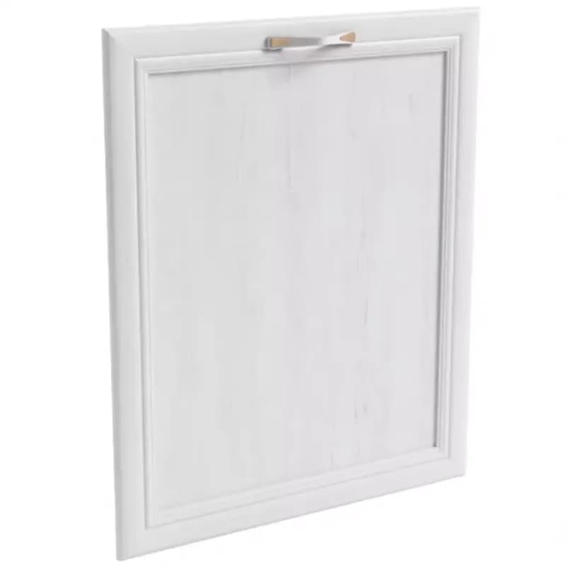 Predná stena umývačky   MDF 713x596 biela/dub lancelot 1