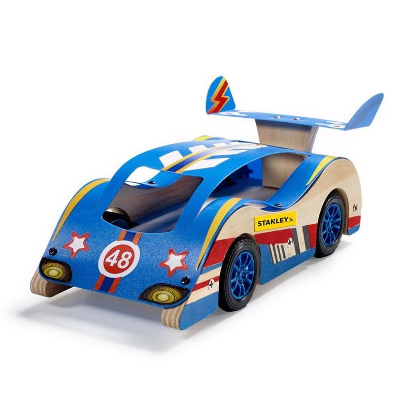 Stanley Jr. OK004-SY Stavebnice, závodné auto, drevo 1